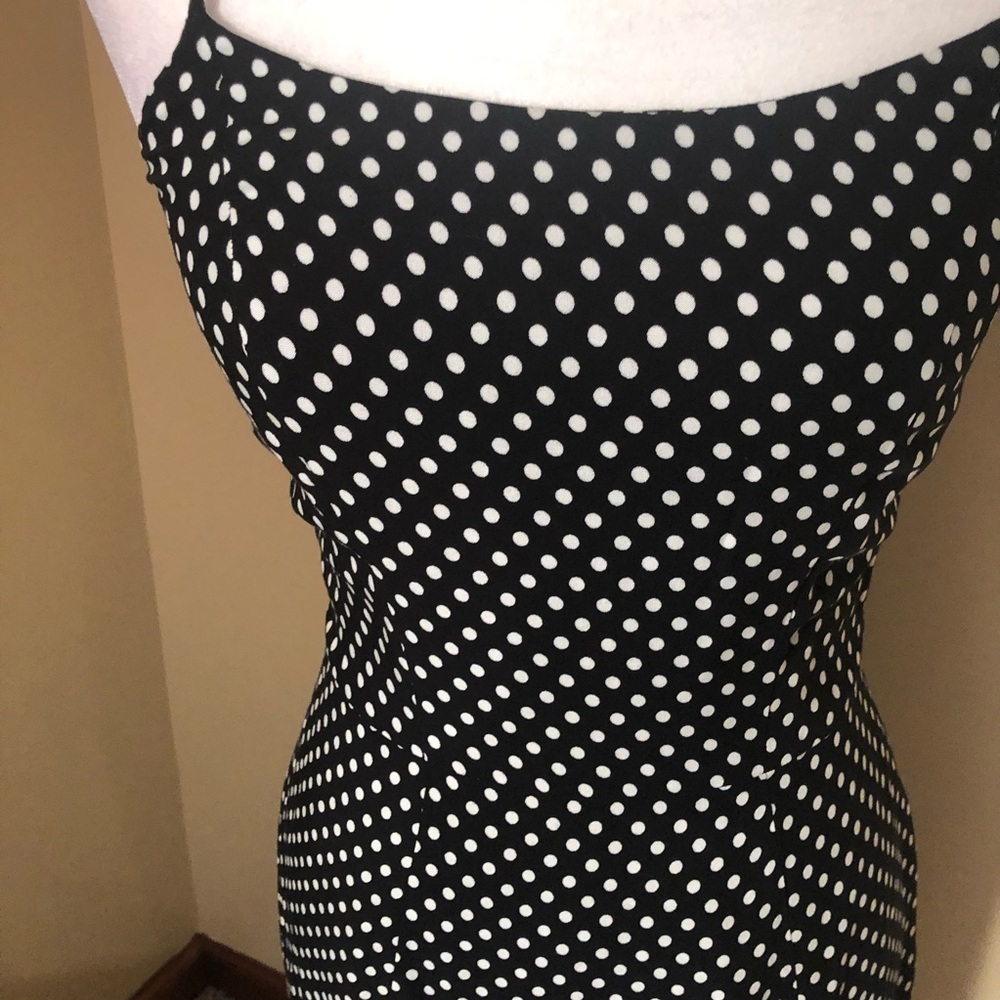 Eva Mendes Black/Cream Dress Size 0 NWOT - Picture 2 of 6
